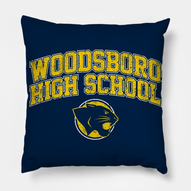 Woodsboro High School Pillow by huckblade