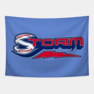 Storm Baseball Tapestry