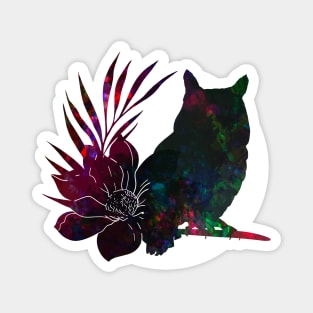 Dream Spirit Owl tie-dye Magnet