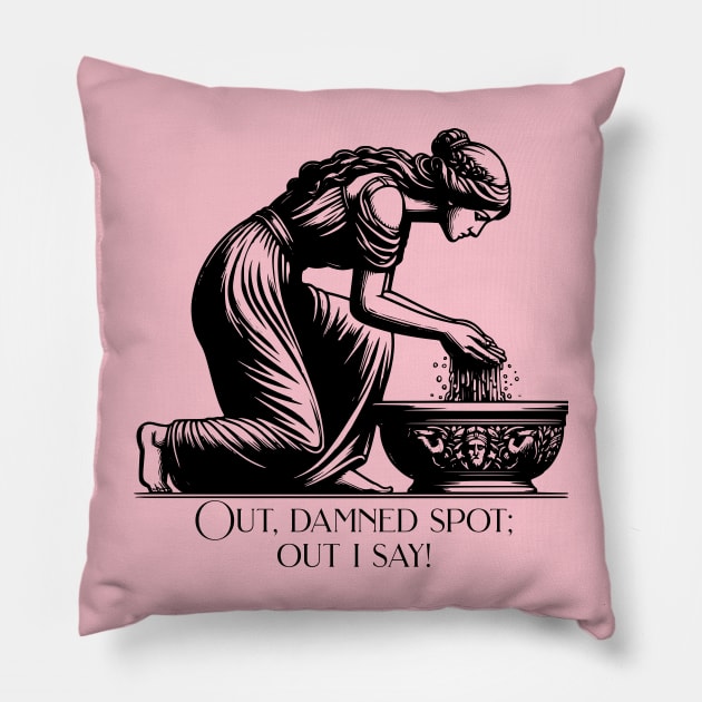 Lady Macbeth Pillow by Frolic and Larks