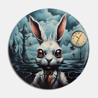 Alice in Wonderland Rabbit Pin