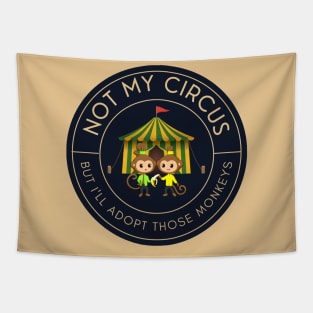 Not my circus, but I'll adopt those monkeys Tapestry