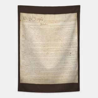 We The People, Page One of the Constitution of the United States Tapestry