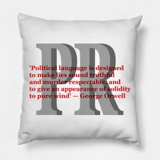 PR George Orwell Pillow