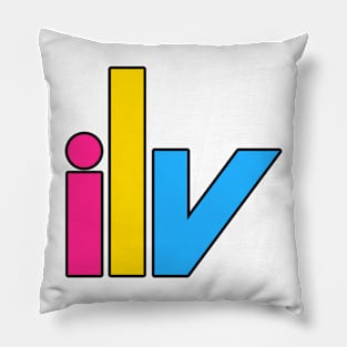 ilv Pansexual Pride Pillow