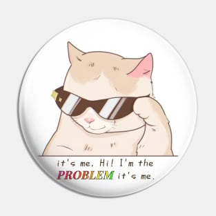 funny it's me, hi! i'm the problem cat Pin