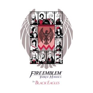 Fire Emblem Three Houses: The Black Eagles Featuring Female Byleth T-Shirt