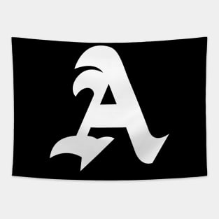 Gothic Letter A Tapestry