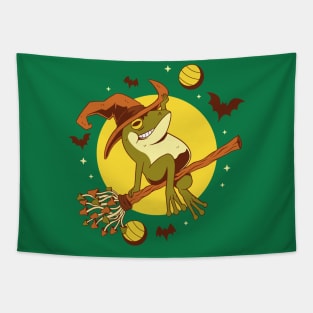 frog halloween Tapestry