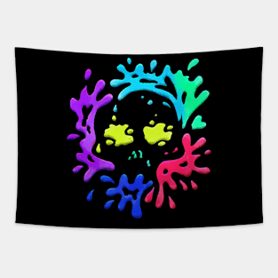 Spatter Skull Tapestry