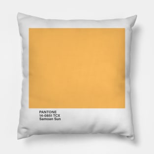 pantone 14-0851 TCX Samoan Sun Pillow