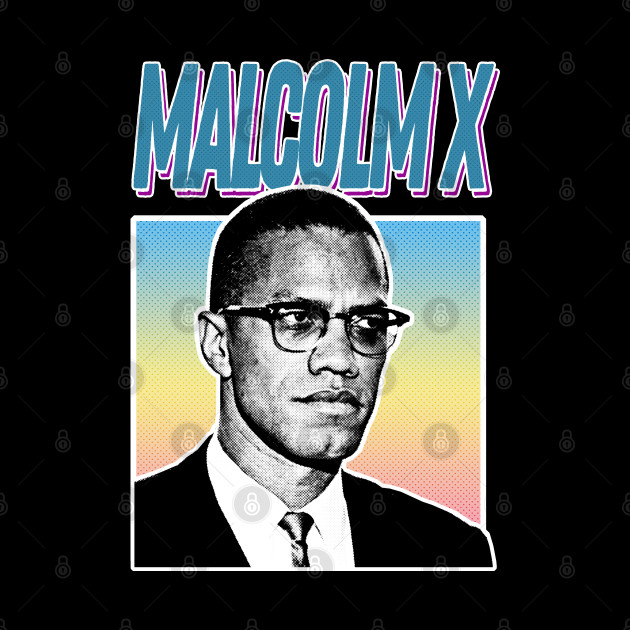 Malcolm X - Aesthetic 90s Styled Design - Malcom X - Phone Case