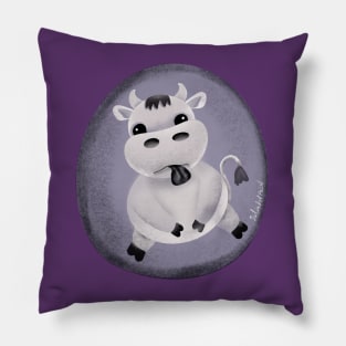 Funny cow Pillow