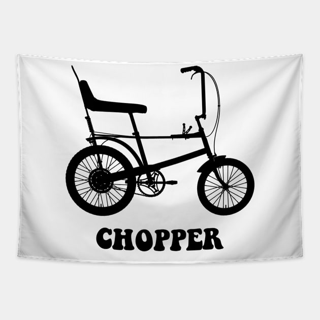 Raleigh Chopper Bicycle Tapestry by nutandboltdesign