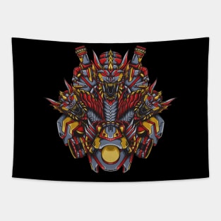 Hydra Dragon Mecha Tapestry