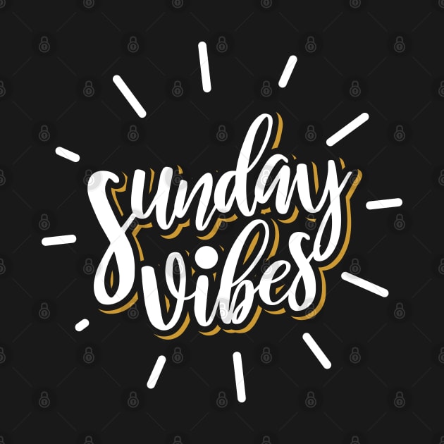 Sunday Vibes Typography - Cool by Ravensdesign