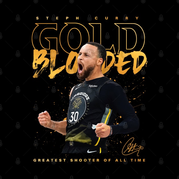 Steph Curry Gold Blooded by Juantamad