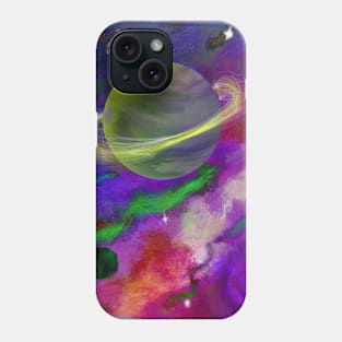 Planets in Space Phone Case