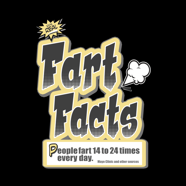 Fart Facts True & Funny #1 by PalmGallery