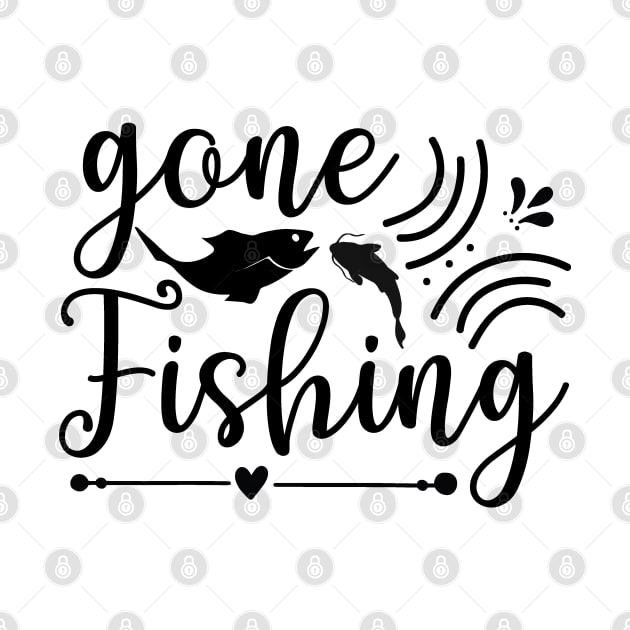 Wishing I Was Fishing - Less Talk More Fishing - Gift For Fishing Lovers, Fisherman - Black And White Simple Font by Famgift