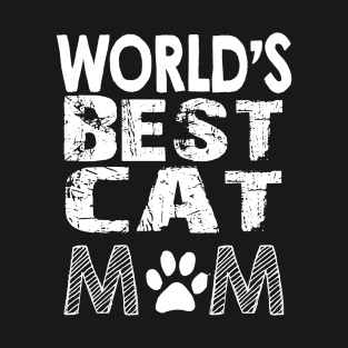 Worlds best cat mom T-Shirt