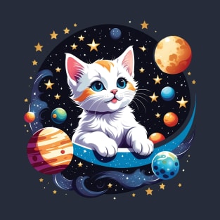 Kitten in Space T-Shirt