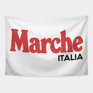 Marche // Italia Typography Region Design Tapestry