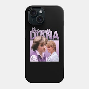 Princess Diana // 80s Purple Vintage Vibes // T-Shirt Phone Case