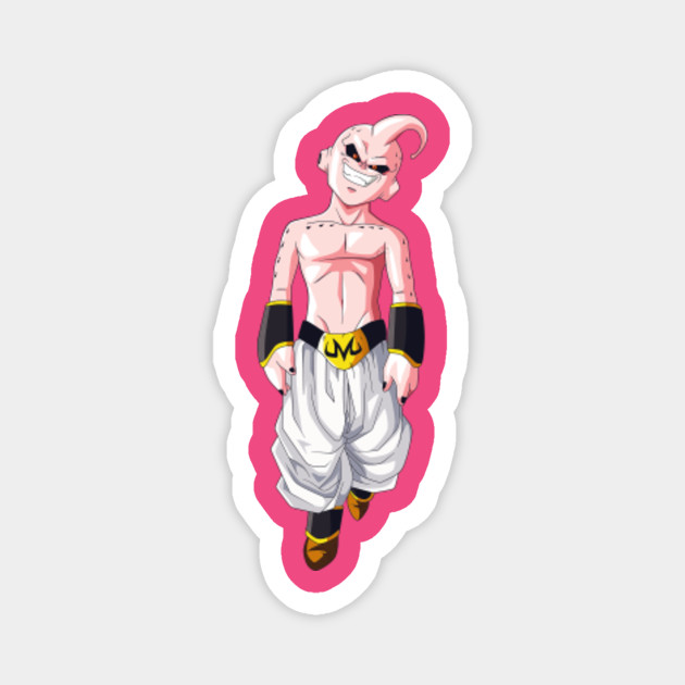 Kid Buu Dragon Ball Z Kid Buu Logo Magnet Teepublic