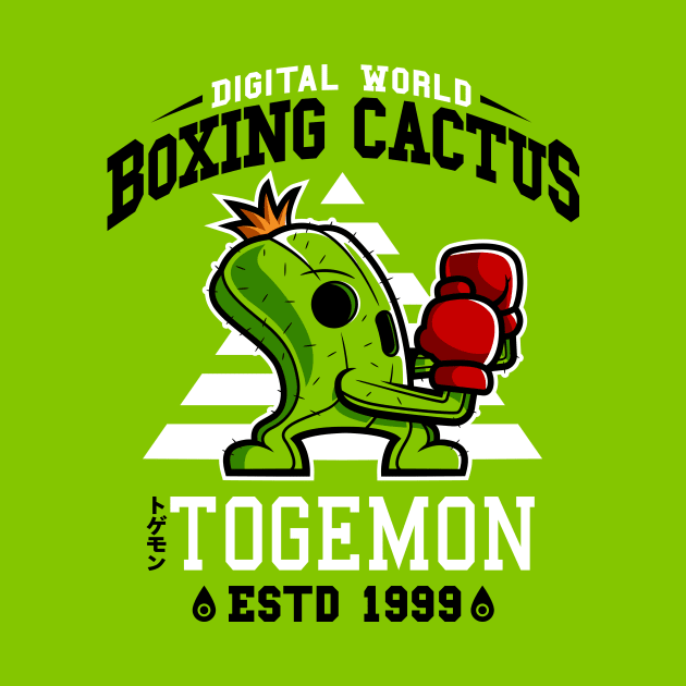 Digital Boxing Cactus Monster by demonigote