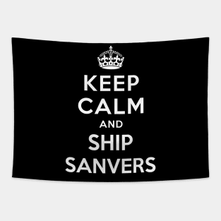 Keep Calm and Ship Sanvers Tapestry