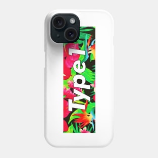 Type1 Floral Box Logo Phone Case