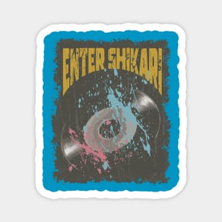 Enter Shikari Vintage Vynil Magnet