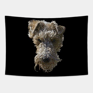 Fox Terrier Face Tapestry