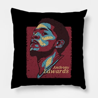 Anthony Edwards - hope style retro Pillow