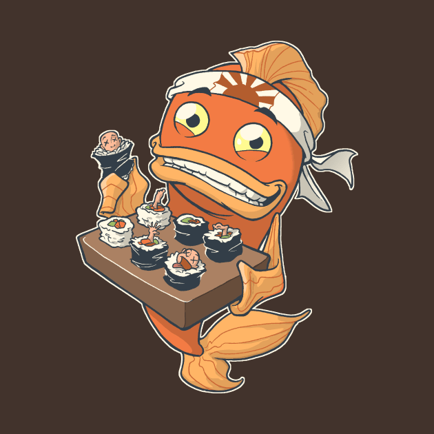 Sushi Fish by Dooomcat