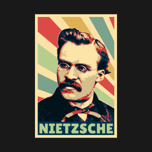 Friedrich Nietzsche Vintage Colors T-Shirt