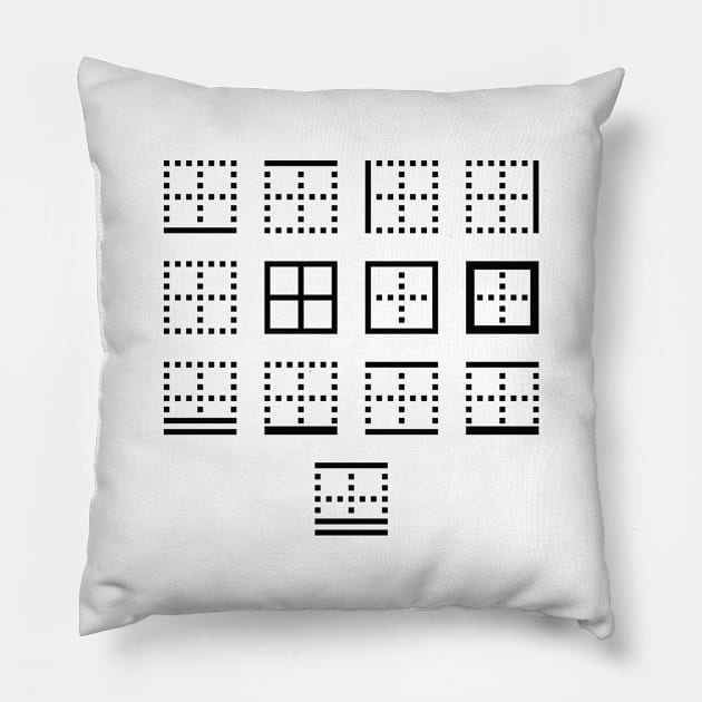 BORDER Pillow by encip