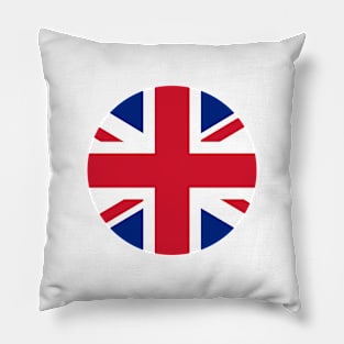 Union Jack round logo Pillow