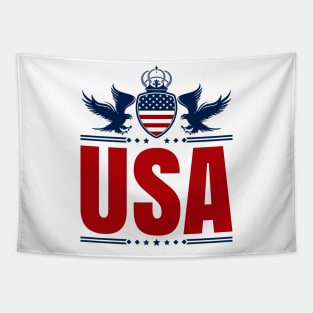 TEAM USA | AUTHENTIC RED AND BLUE Tapestry