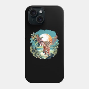 baby lion isekai animal landscape big baby lion with wings Phone Case