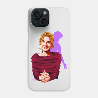 Renee Zellweger - An illustration by Paul Cemmick Phone Case