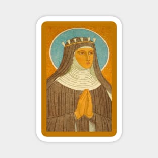 Saint Hildegard of Bingen Portrait Art Painting Magnet