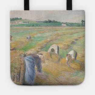 The Harvest by Camille Pissarro Tote