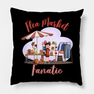 Flea Market Fanatic Pillow