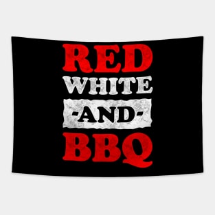 Red White And BBQ Tapestry