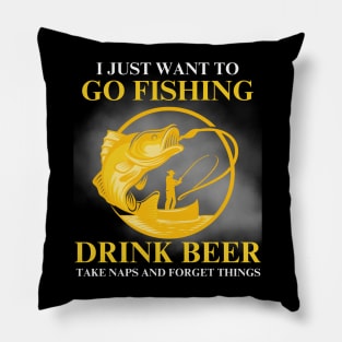 Go fishing Pillow