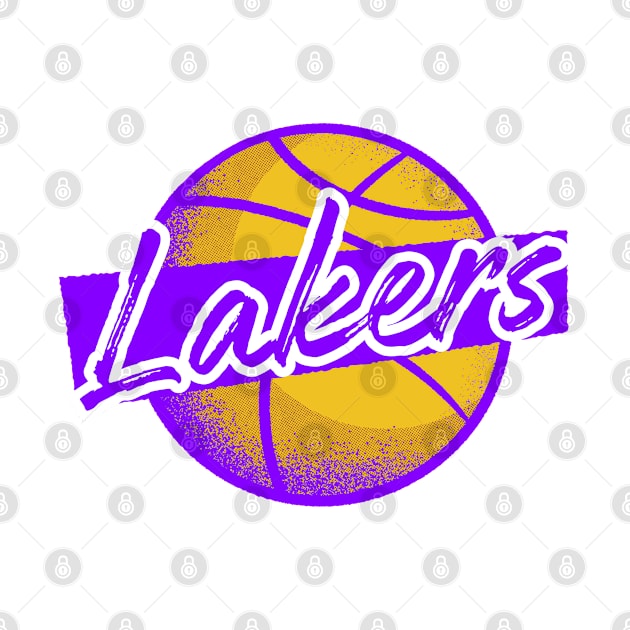 Basketball Lakers by Bruno Pires