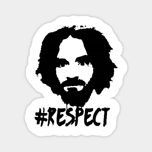 Charlie manson #Respect Magnet by hrambut