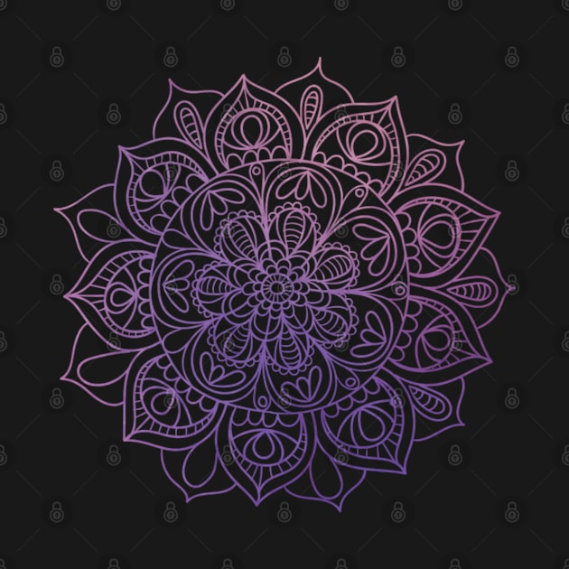 Lavender Mandala by Wandering Barefoot